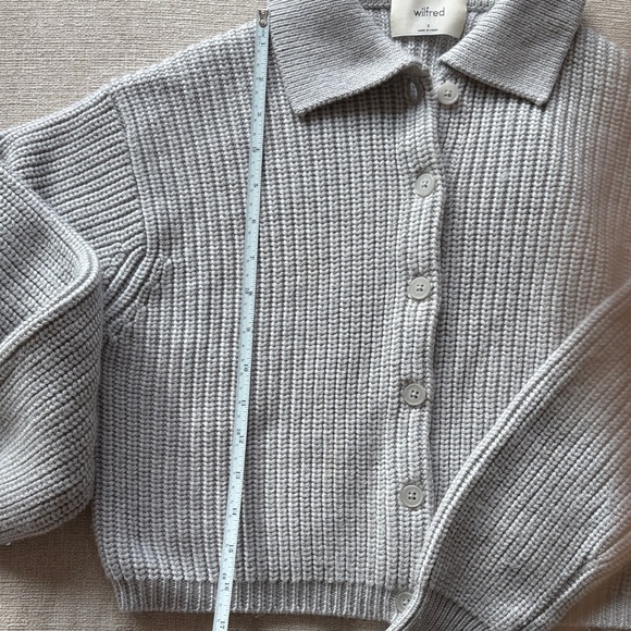 Wilfred wool Cardigan sweater - Picture 3 of 5